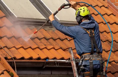 Démoussage et hydrofuge de toiture à Feillens